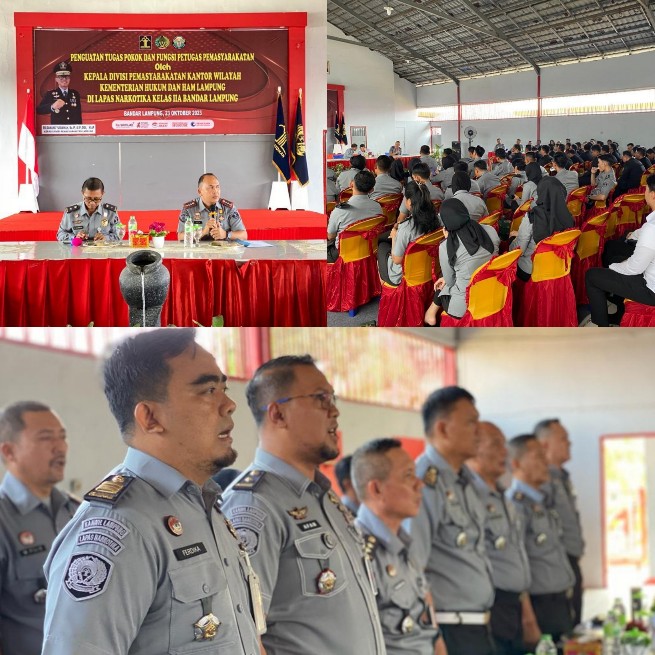 Kadivpas Kemenkumham Lampung Berikan Penguatan Tugas Dan Fungsi Petugas ...